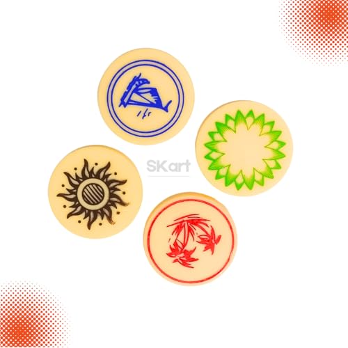 Image of Carrom Board - Practice Carrom Powder 500X2 gm Combo Pack of 2 with 2 8mm Ivery Striker | Smooth, Fast & Friction-Free Play | Professional Quality Carrom Powder, 1 kg Pack.