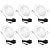 Sunco 6 Pack 6 Inch Slim LED Recessed Ceiling Lights, Selectable CCT 2700K, 3000K, 4000K, 5000K, 6000K, Dimmable, 14W, Canless with Junction Box