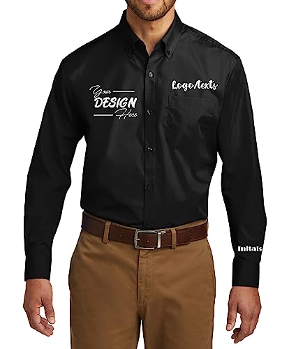 INK STITCH Men W100 Custom Personalized Embroidery Add Logo Texts
