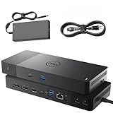 Dell WD22TB4 Docking Station Thunderbolt 4 Performance Docking Station with 180W 40Gbps USB-C/USB-A Supports 4K Displays and Dual Triple Monitor