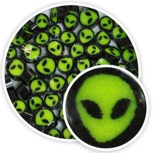 Green Alien Millefiori - 90 Coe