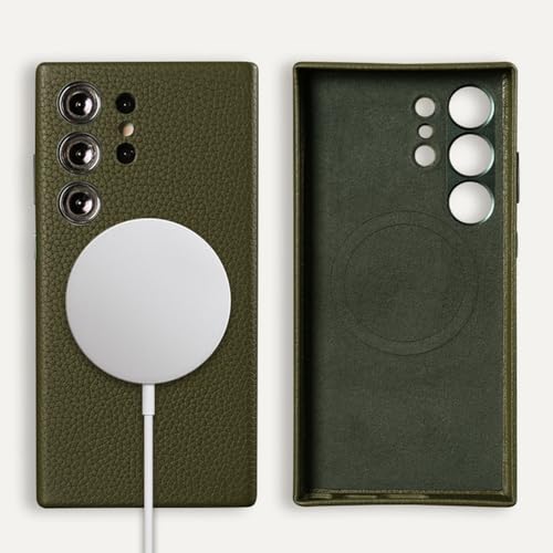 Coque de protection verte pour Samsung Galaxy S24 Ultra et S23