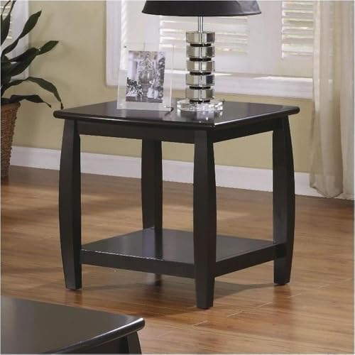 Pemberly Row PR-4753-365580 Square Transitional Wood End Table thumb #1