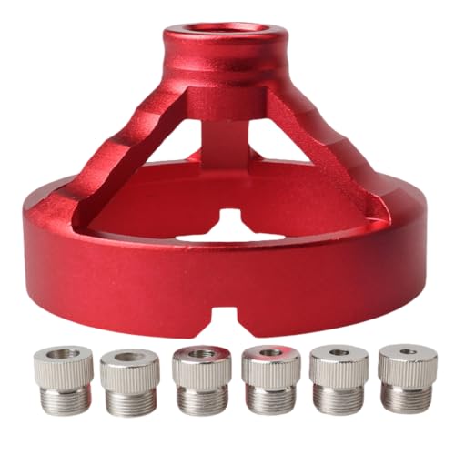 Guía de broca para agujeros rectos de aleación de aluminio con bujes de 5 a 10 mm