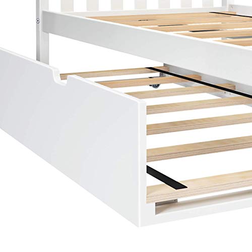 Max & Lily Twin Trundle Bed, White by Max & Lily - Image 4