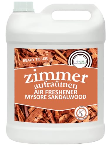 Image of Room Freshener 5L | Mysore Sandalwood | For Spray | Long Lasting Fragrance for Hotels, Offices, Restaurants & Home | Alcohol-Free | No Gas Spray