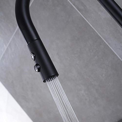Robinet d'eau chaude et froide rétractable pour grand évier de cuisine - 6