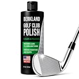 Berkland Golf Club Polish & Cleaner — Made in USA | Restores Shine, Removes Scuffs & Light Rust on Irons, Wedges, Putters & Drivers | Steel, Chrome & Zinc | 8 oz
