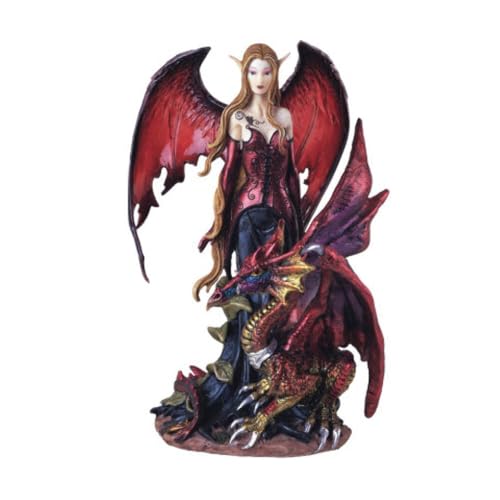 George S. Chen Imports Fairy Collection Pixie with Dragon Fantasy Figurine Figure Decoration (SS-G-91277)