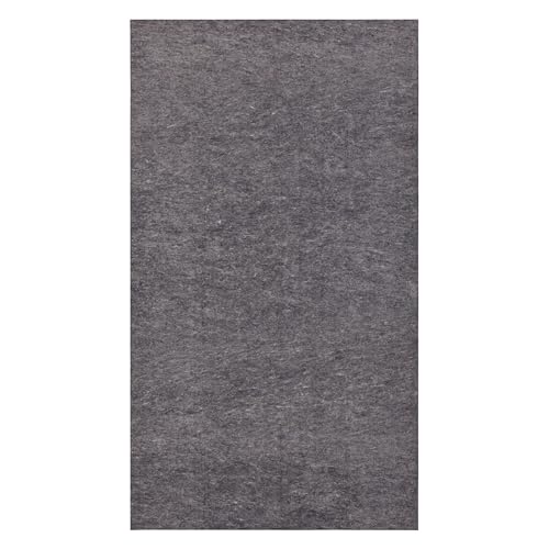 Mohawk Home 5\' x 7\' Premium Luxury Non Slip Rug Pad 1/4 Thick Dual Surface Felt + Rubber Gripper - Safe for All Floors, Synthetic Fiber, Grey - Thumbnail 5