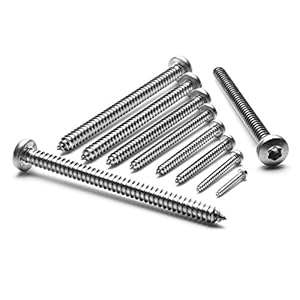 Schrauben-Niro.De Edelstahl Blechschrauben 50 Stück