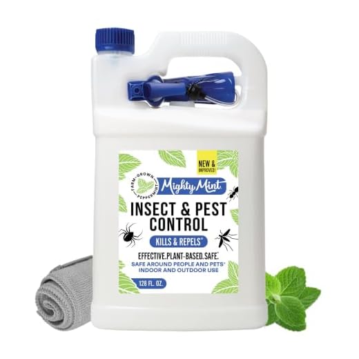 Mighty Mint Gallon (128 oz) Insect and Pest Control Peppermint Oil - Natural Spray for Spiders, Ants, and More