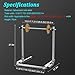 Adjustable Bubble Cushioning Film Display Rack for Packing, Standing Bubble wrap Dispenser, Moving and Shipping, Heavy Duty Metal Construction(Within 11.8