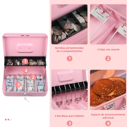 Cajas para guardar dinero 30 caja para guardar dinero marca LSXD (3)