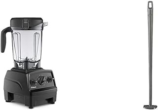 Vitamix Explorian Blender, Professional-Grade, 64 oz. Low-Profile Container, Black - 65542 & Blade Scraper Accessory, Grey...
