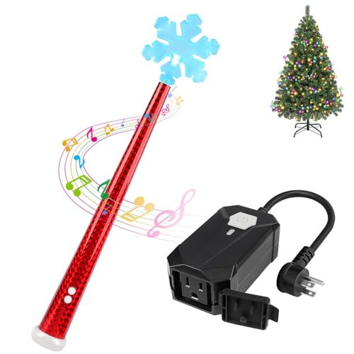 Magic Christmas Light Wand, Christmas Tree Remote Control Wireless Remote