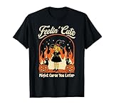 Spooky Halloween Feelin Cute Witchy Tee for Women