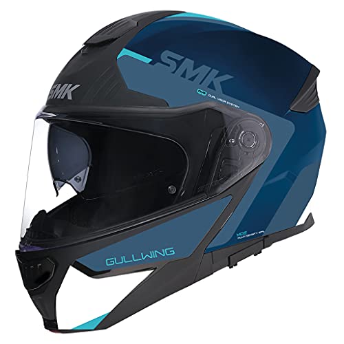 8020gl55108var - Casco Modular para Moto gullwing kresto (gl551) Color Azul/NEGR Talla M Cover