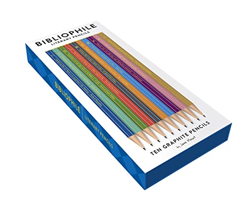 Lápices de grafito Bibliophile Chronicle Books x10 miniatura 1