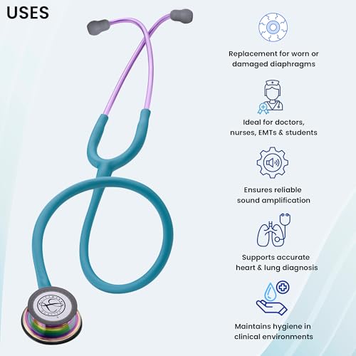 Image of Premium Quality Spares for Littmann Stethoscope Classic III and Cardiology IV, Grey