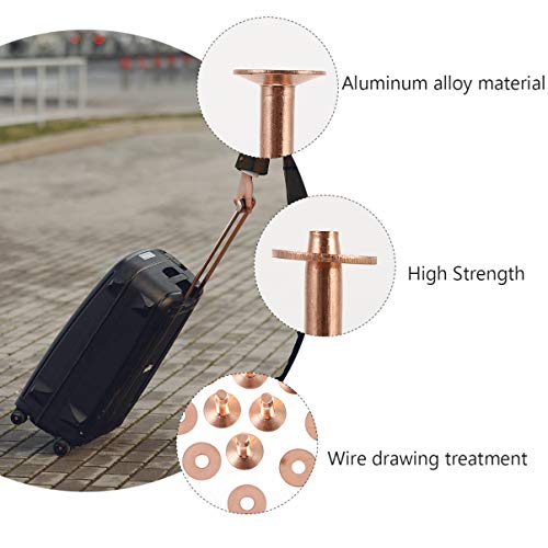 Exceart Kit de Rebites e Rebarbas de Cobre com 20 Conjuntos de Rebites de Couro Rebites de Cobre Kit