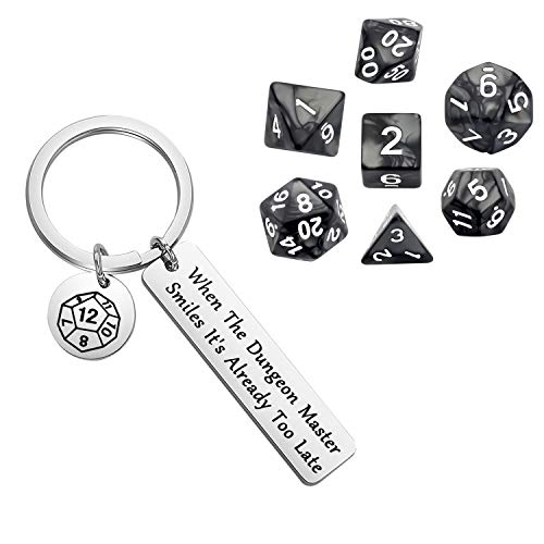 ENSIANTH When The Dungeon Master Smiles It's Already Too Late Keychain Dungeon Master