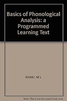 Basics of Phonological Analysis: A Programmed Learning Text 0316491519 Book Cover