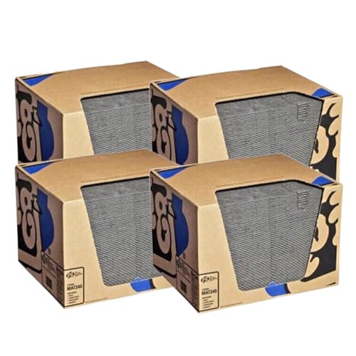 Absorb Mat Pad in Dispenser Box Universal NPGMAT240, Box of 100, Pack of 4