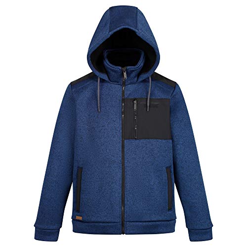 Veste polaire effet tricot Regatta avec ouverture zippée fleece homme chaud