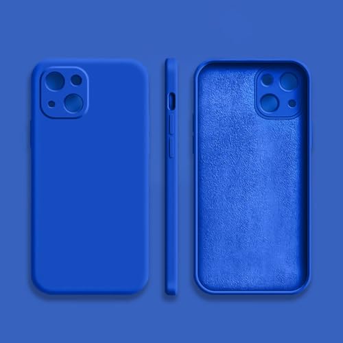Coque iPhone bleu en silicone liquide souple idéale pour votre quotidien actif