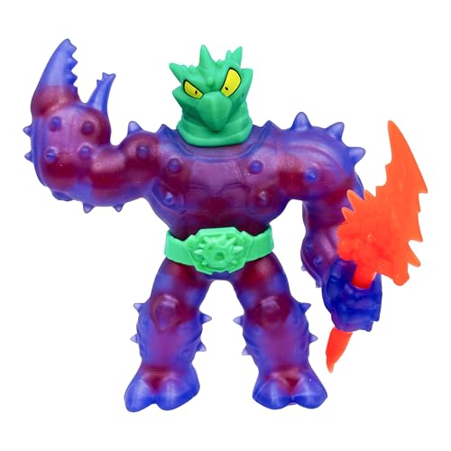 Heroes of Goo Jit Zu Meteor Madness, Stretchy Battle Cacticus Collectible Action Figure, with Unique Crunchy Goo Filling & Thunder Spear, Tactile...