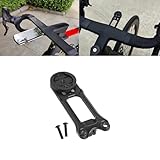 x xotic tech Out Front Bike Stem Handlebar Computer Mount Holder for Garmin Edge Wahoo Bryton Campatible with Pinarello Dogma F10 F12 F Most Talon Ultra Handlebar (Aluminum Alloy)
