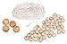 Produktbild Rayher 42007000 Bastelpackung: Holzperlen und Garn f. Makramee, natur