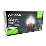 NOMA Mini String Lights | 2.5V Clear Bulbs | Outdoor & Indoor | 50 Light Set | 11.6 Foot Strand | UL...