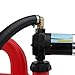 Portable Fuel Caddy Tank with 12V DC Fuel Oil Transfer Pump for Gasoline Diesel, Reversible Pumping, Overheat Protection, Switch Control, Sturdy Wheels, 16 Gallon - 2 Pack