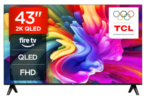 TCL 43SF560-UK 43 Full HD QLED Direct LED Smart TV with Fire TV Alexa Voice Control Vivid Colour & Enhanced Brightness