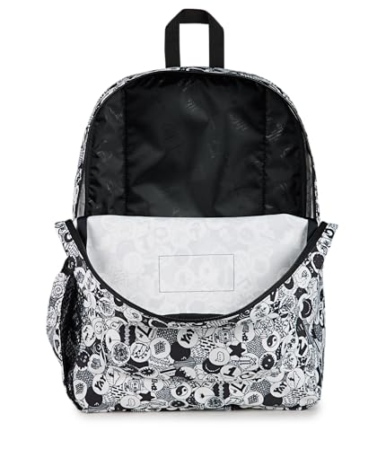 Image of JanSport Cross Town Backpack - Simple Bag for Everyone with 1 Main Compartment, Front Utility Pocket - Premium Class Accessories - Doodle Dots