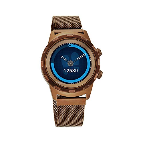 Image of Titan Connected X Hybrid Smartwatch for Men with Heart Rate Monitor + Full Touch Display + Interchangeable Strap