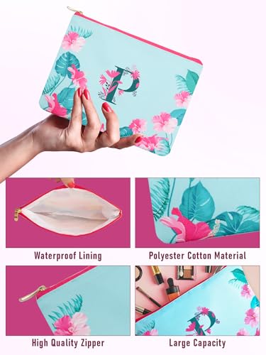 Image of DOODLE Monogram P Diary Gift Set with Tote Bag and Pouch | B6 Soft Bound Ruled Notebook | Stationery Gift Set for Women