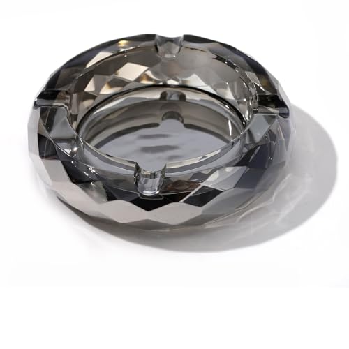 Elegant CDXHOME Glass Ashtray for Home and Office Elegant CDXHOME Glass Ashtray for Home and Office