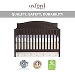 Oxford Baby North Bay 4-in-1 Convertible Crib, Espresso Brown, GreenGuard Gold Certified - Image 5