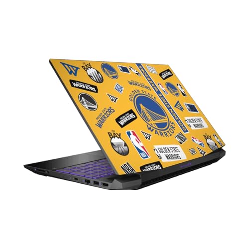 Sticker NBA Golden State Warriors pour masquer les rayures de votre HP Pavilion