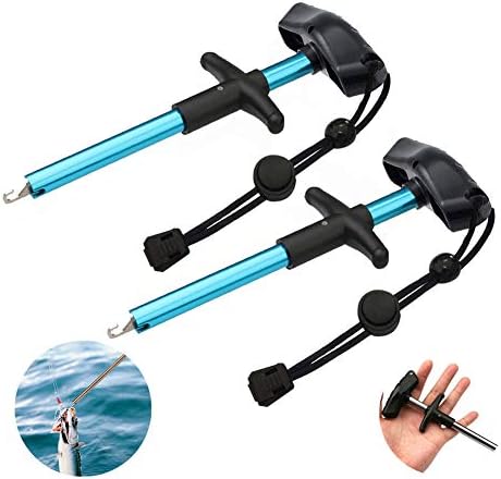 Easy Fish Hook Remover Squeeze-Out Fish Hook Separator Tools, Portable Easy Reach Stainless Steel Fishing Hooks Extractor Minimize Injuries Fishing Hand Tool