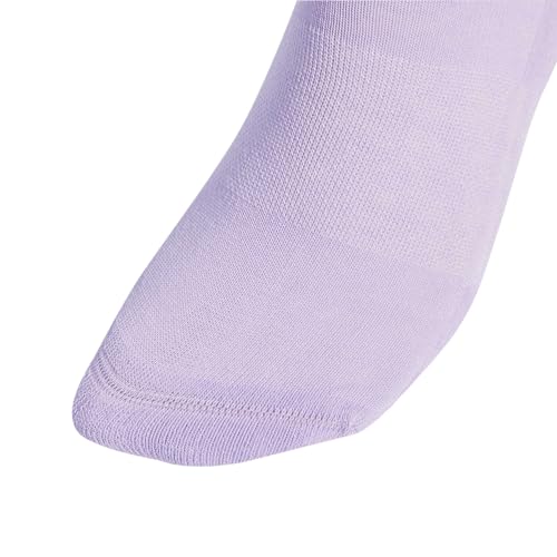adidas Unisex 3-Stripes Cushioned Crew Socks 3 Pairs, Powder Plum/White/Halo Mint, 8.5-10