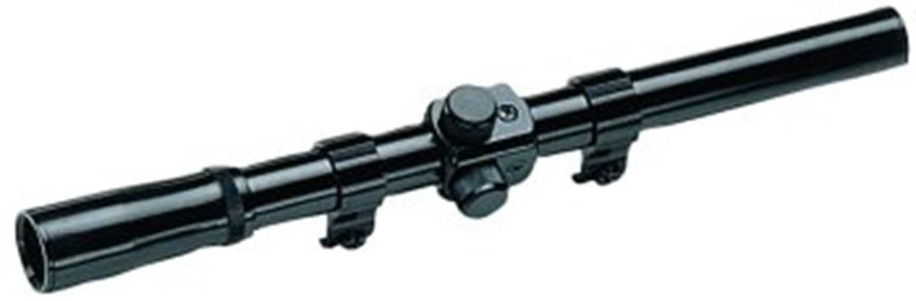Crosman 0410 Targetfinder 4x15mm Duplex Reticle Riflescope, Black