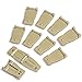 DYZD Multipurpose MOLLE Clip Molle Strap Attachments Tool Web Dominator Buckle for Tactical Bag, Backpack(Khaki, 10 PCS)