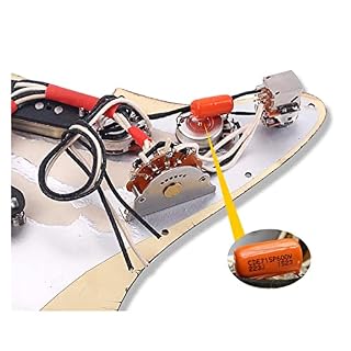 PWANG Charged Préwired Pickguard Alnico V Pickups Pièces De Guitare Électrique Accessoires De Kit De Guitare Pickguard… - Les Beatles, Paul McCartney, John Lennon, RIngo Starr, George Harrison PWANG Charged Préwired Pickguard Alnico V Pickups Pièces De Guitare Électrique Accessoires De Kit De Guitare Pickguard… – Image 5