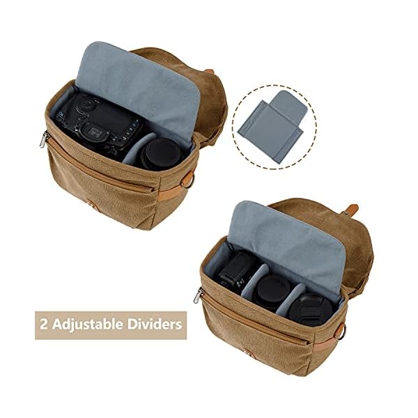 Camera Bag, BAGSMART SLR DSLR Canvas 