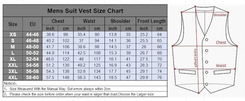 Solovedress Herren Casual Wolle Fischgrätmuster Anzug Weste V-Ausschnitt Tweed Weste für Hochzeit Groomsmen(Braun,XXL)