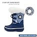 Nova Mountain Boys Girls Little Kids Winter Snow Boots,NF NFWBL880 NavySnow 7